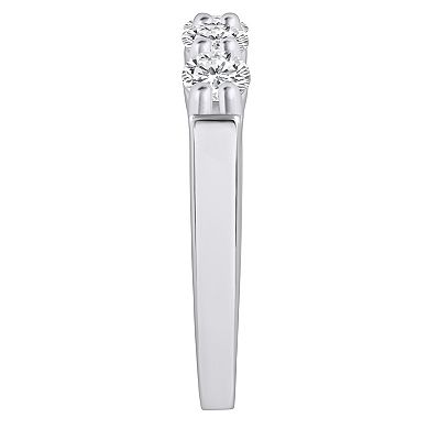 Alyson Layne 14k Gold 1 Carat T.W. Diamond 5-Stone Wedding Band