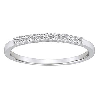 Alyson Layne 14k Gold 1/8 Carat T.W. Diamond 9-Stone Wedding Band