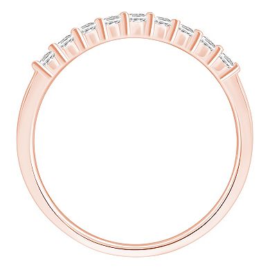 Alyson Layne 14k Gold 1/4 Carat T.W. Diamond 9-Stone Wedding Band