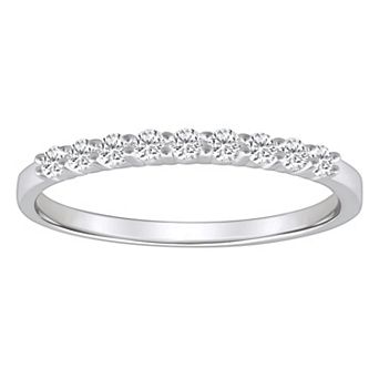 Alyson Layne 14k Gold 1/4 Carat T.W. Diamond 9-Stone Wedding Band