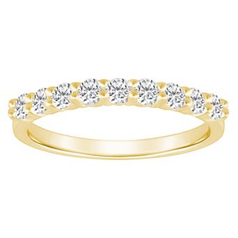 Alyson Layne 14k Gold 1/2 Carat T.W. Diamond 9-Stone Wedding Band