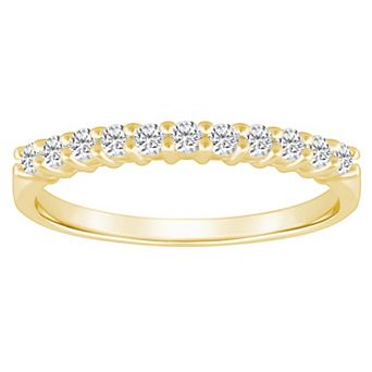 Alyson Layne 14k Gold 1/3 Carat T.W. Diamond 11-Stone Wedding Band