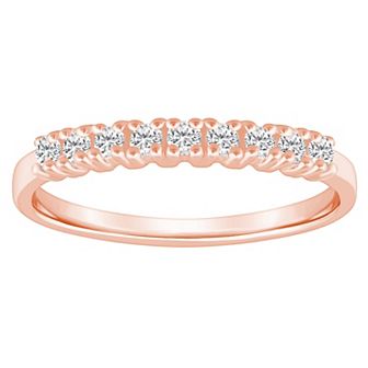 Alyson Layne 14k Gold 1/4 Carat T.W. Diamond 9-Stone Wedding Ring
