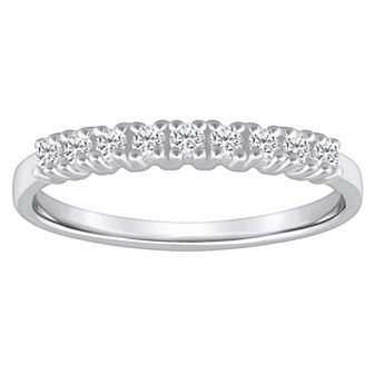 Alyson Layne 14k Gold 1/4 Carat T.W. Diamond 9-Stone Wedding Ring