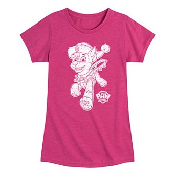 Girls 7-16 Paw Patrol Chase Christmas Graphic Tee