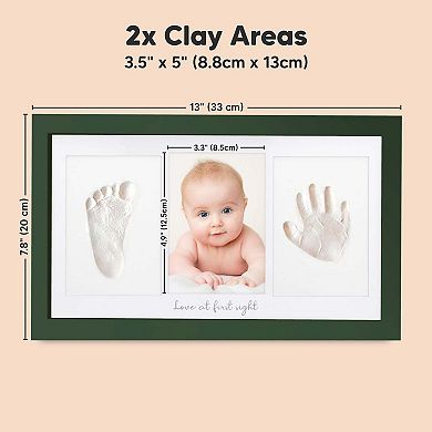 KeaBabies 2pk Round Inkless Ink Pad For Baby Hand And Footprint Kit, Clean Touch Dog Paw, Nose Print & Pet Safe | Hawthorn Mall