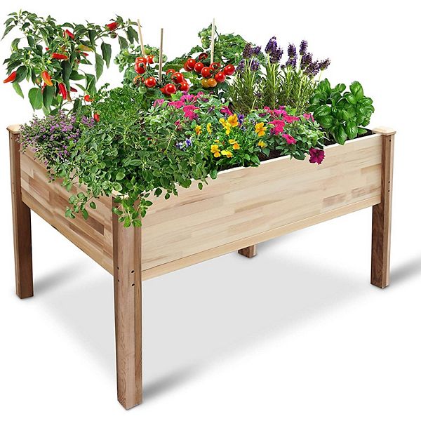 Jumbl Raised Garden Bed, Elevated Herb Planter for Growing Fresh Herbs & More