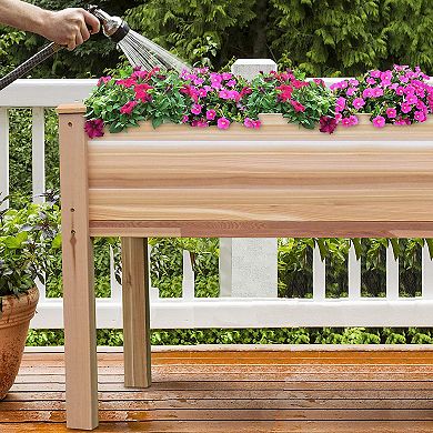 Jumbl Raised Garden Bed, Elevated Herb Planter for Growing Fresh Herbs & More