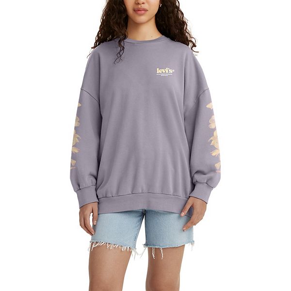 Women's Levi's® Graphic Floral Sleeve Sweatshirt