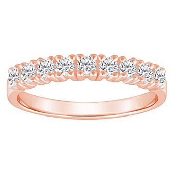 Alyson Layne 14k Gold 1/2 Carat T.W. Diamond 9-Stone Wedding Ring