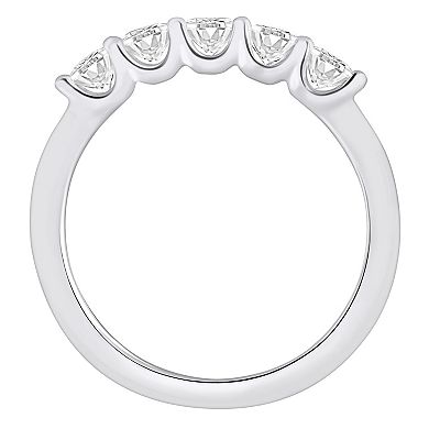 Alyson Layne 14k Gold 3/4 Carat T.W. Diamond 5-Stone Wedding Ring