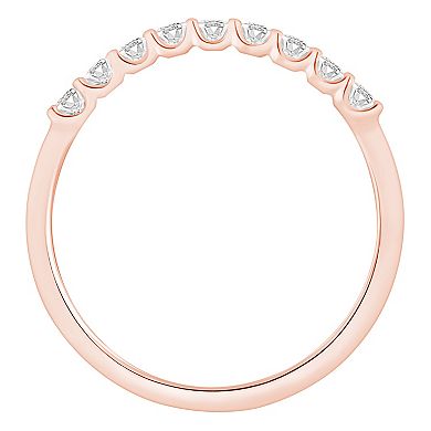 Alyson Layne 14k Gold 1/4 Carat T.W. Diamond 9-Stone Wedding Ring