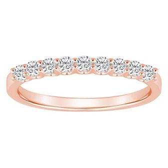 Alyson Layne 14k Gold 1/4 Carat T.W. Diamond 9-Stone Wedding Ring