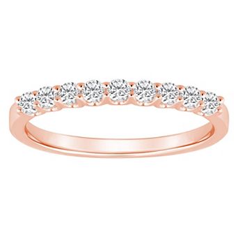 Alyson Layne 14k Gold 1/4 Carat T.W. Diamond 9-Stone Wedding Ring