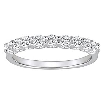 Alyson Layne 14k Gold 5/8 Carat T.W. Diamond 9-Stone Wedding Band