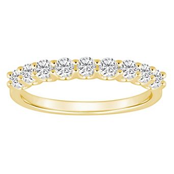 Alyson Layne 14k Gold 5/8 Carat T.W. Diamond 9-Stone Wedding Band
