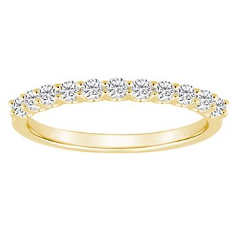 Alyson Layne 14k Gold 1/3 Carat T.W. Diamond 11-Stone Wedding Band