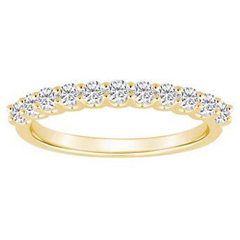 Alyson Layne 14k Gold 1/2 Carat T.W. Diamond 11-Stone Wedding Band