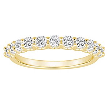 Alyson Layne 14k Gold 3/4 Carat T.W. Diamond 11-Stone Wedding Band