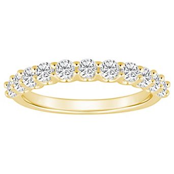 Alyson Layne 14k Gold 1 1/10 Carat T.W. Diamond 11-Stone Wedding Band