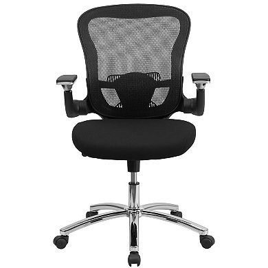 Emma And Oliver Mid-back Black Mesh Swivel Ergonomic Office Chair 