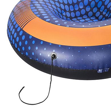 H2OGO! Inflatable 48 Inch Frozen Frenzy Winter Snow Tube Sled for Ages 6 and Up