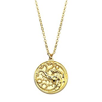 House of The Dragon Targaryen House Sigil Medallion Necklace
