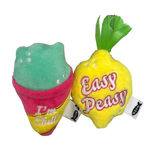 Meow Chill & Lemon 2Pack Catnip Cat Toys