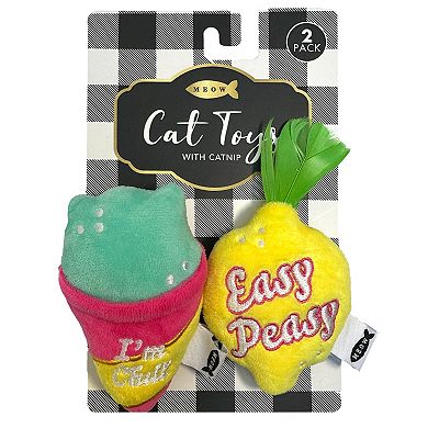Meow Chill & Lemon 2-Pack Catnip Cat Toys
