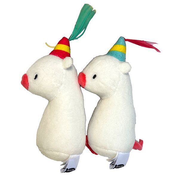 Meow Party Mice 2Pack Catnip Cat Toys