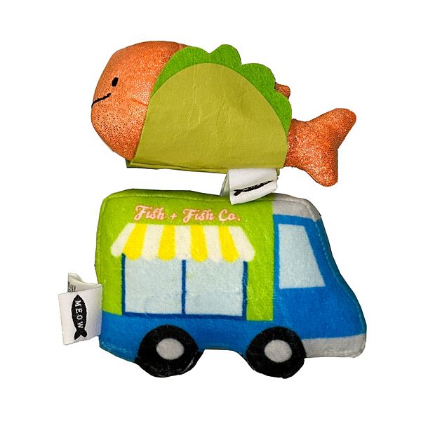 Meow Fish & Food Truck 2Pack Catnip Cat Toys