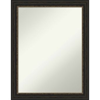 Amanti Art Narrow Frame Bathroom Wall Mirror