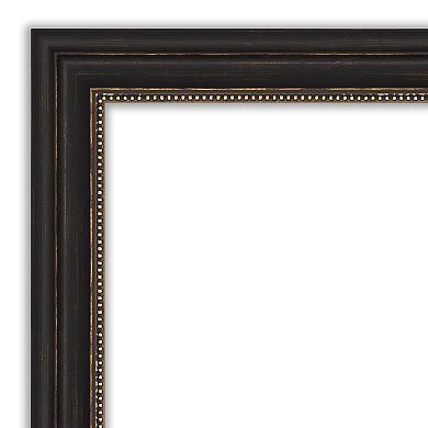 Amanti Art Narrow Frame Bathroom Wall Mirror