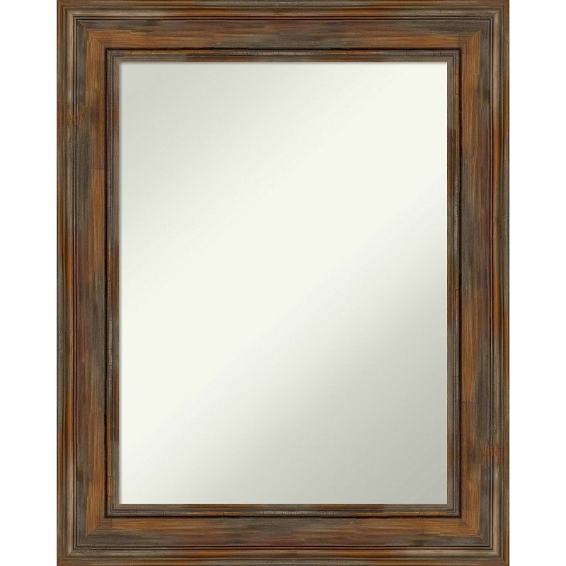 18222498 Amanti Art Alexandria Rustic Bathroom Wall Mirror, sku 18222498