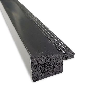 Amanti Art Non-Beveled Bathroom Wall Mirror Avon Black Narrow Frame