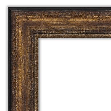 Amanti Art Bronze Tone Finish Bathroom Wall Mirror
