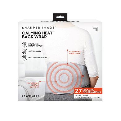 Sharper Image Calming Heat Back Wrap