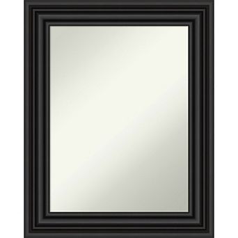 Amanti Art Colonial Black Bathroom Wall Mirror
