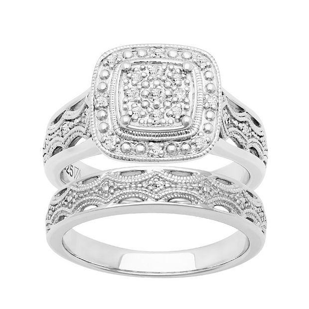 Kohls wedding hot sale ring sets