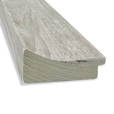 Amanti Art Dove Gray Wash Bathroom Wall Mirror