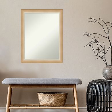 Amanti Art Eva Narrow Bathroom Wall Mirror