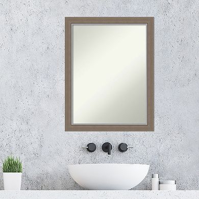 Amanti Art Eva Bathroom Wall Mirror