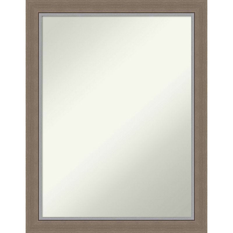 28147245 Amanti Art Eva Bathroom Wall Mirror, Brown sku 28147245