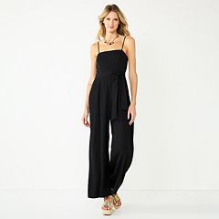  Trendy Queen Jumpsuits for Women Fall Outfits 2023 New Casual  Jumpers Dressy Loose Petite Summer Outfits Sleeveless Wide Leg Long Pants  Rompers With Pocket : Clothing, Shoes & Jewelry
