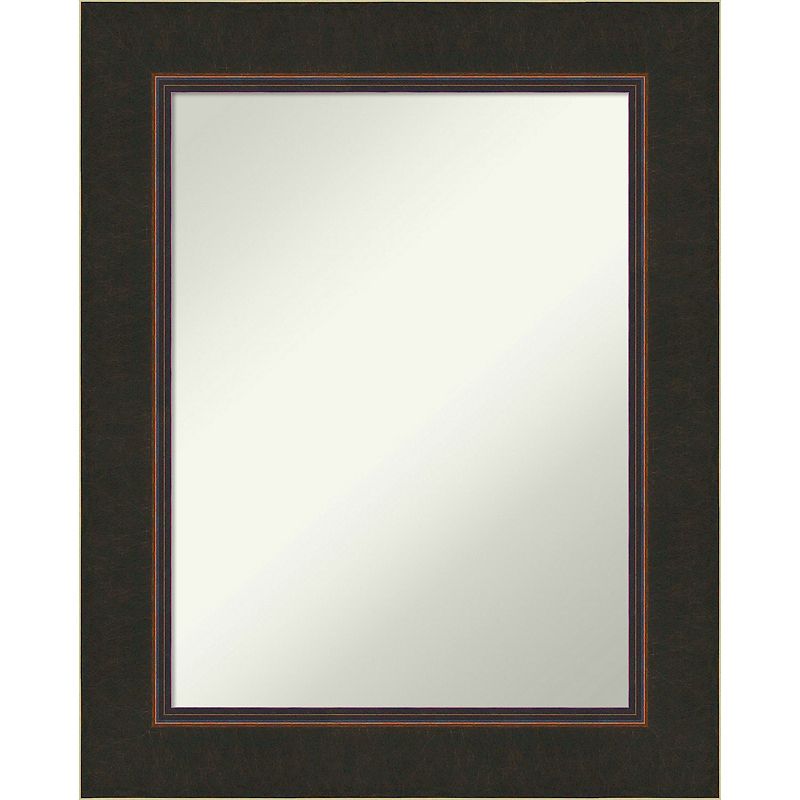 20749448 Amanti Art Milano Bathroom Wall Mirror, Brown sku 20749448