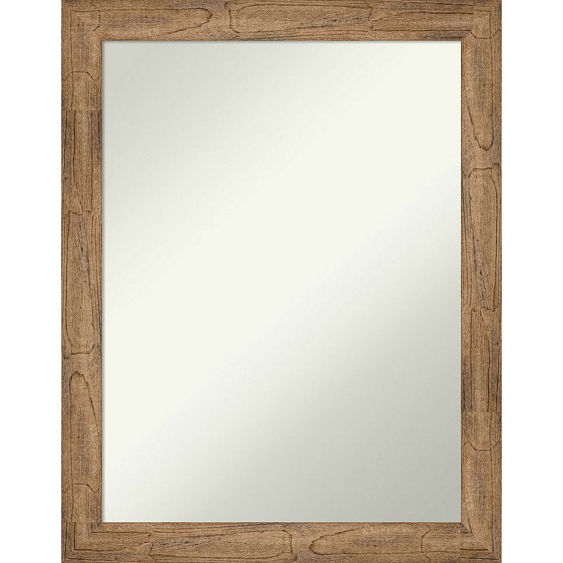 Amanti Art Owl Narrow Bathroom Wall Mirror, Brown