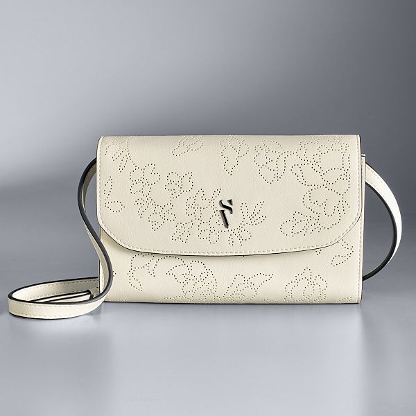 Simply Vera Vera Wang Signature Mini Crossbody Bag, Light Grey - Yahoo  Shopping