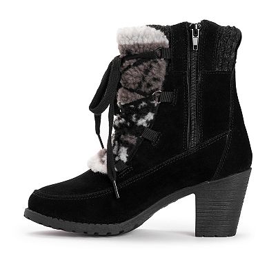 MUK LUKS Lacy Lilah Women's Heeled Ankle Boots