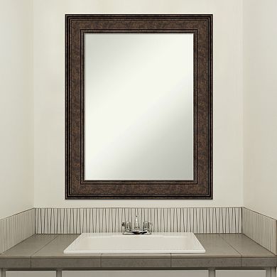 Amanti Art Ridge Bathroom Wall Mirror