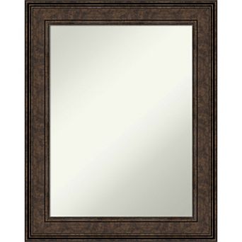 Amanti Art Ridge Bathroom Wall Mirror